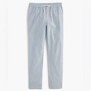 J Crew Men’s 100% Cotton Seersucker Casual Pants Size 30x30 Boating Stripes